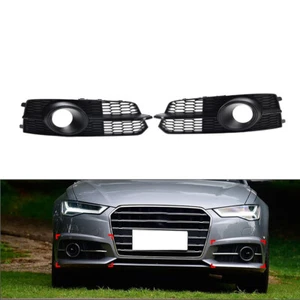 Fog Light Lamp Grille Cover For Audi A6 S6 C7 2014-2018 - Foto 1 di 12