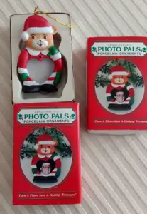 2er Set Photo Pals Porzellan Ornamente - Bild 1 von 2