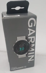 Garmin Forerunner 55 Smartwatch GPS 42mm ,Running, Fitness Health Tracker, White - Zdjęcie 1 z 4