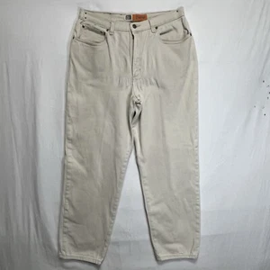 Faded Glory Stretch Jeans Damen Petite Größe 14 Straight Leg Off White Denim - Bild 1 von 24