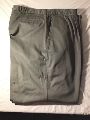 Big Mans стрела совершенно платье/повседневные брюки размер W48 X L30, темно-зеленый - Изображение 1 из 4