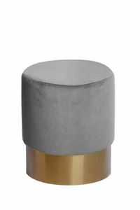 Sitzhocker Nano 110 Kiefernholz MDF Polyester Grau Hocker - Bild 1 von 3