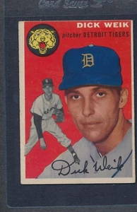 1954 Topps #0224 Dick Weik Tigers EX *1864 - Picture 1 of 1