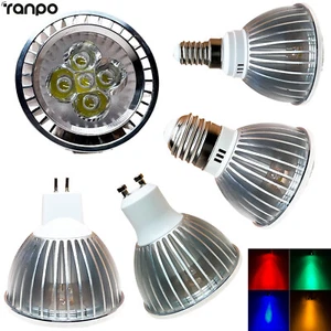 Sliver Dimmable LED COB Spotlight Bulb 5W GU10 MR16 110V 220V 12V 24V Lamp FX-25 - Picture 1 of 23