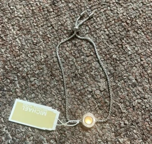 Michael Kors Women Bracelet Silver Logo Mkj8045931 - Picture 1 of 3