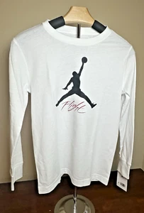 JORDAN - Flight - Long Sleeve T-Shirt - Boys Medium (10-12) New With Tags - Picture 1 of 6