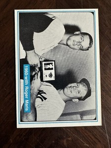 1982 ASA The Mickey Mantle Story 39 1960 With Roger Maris Mint Blue Back