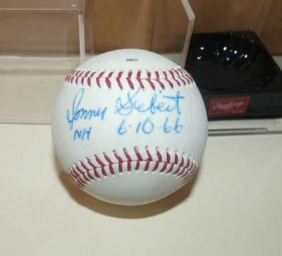 Béisbol autografiado firmado por Sonny Siebert sin bateador 6-10-66 inscripción sin certificado de autenticidad Foto 1 de 3
