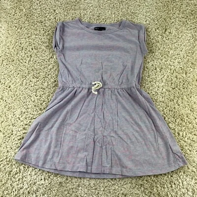 gap joven niña mediano (8) vestido manga corta rosa púrpura ceñido lazo cintura Foto 1 de 4