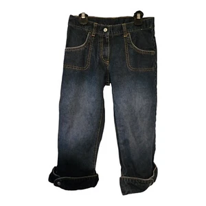 Gymboree Holland Days Petal Cuff Denim Capri Pants Jeans Size 12 - Picture 1 of 5