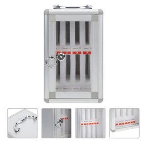 Cell Phones Storage Cabinet Pocket Chart Storage Locker Box Handle - Zdjęcie 1 z 12