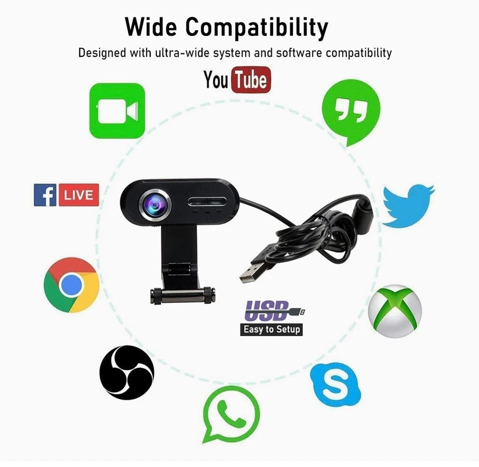 Anker A3361011 USB Webcam - Black