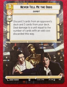 STAR WARS UNLIMITED TCG JTL HYPERSPACE KARTE: SAG MIR NIE DIE SELTSAMEN - Bild 1 von 1