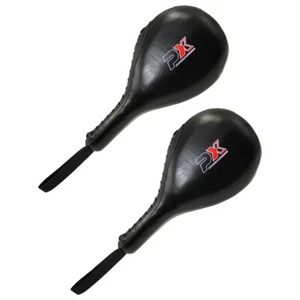 TEKKA BUDO Schlag-Pratzen (Paar), Boxing Paddle Trainer, Schlagtraining, schwarz - Bild 1 von 2