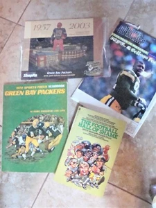 Green Bay packers football l 1970 Yearbook, 1957-2003 calendars lot - Picture 1 of 2