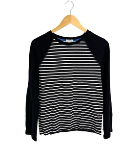 Flapdoodles Boys kelvin fundamentals long sleeve striped black tee size 14 - Picture 1 of 11