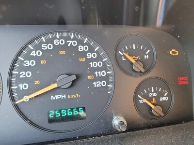 2002-2004 JEEP Grand Cherokee Instrument Speedometer Gauge Cluster 4.0 259,665 Foto 1 de 4