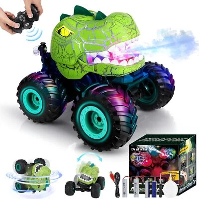 Remote Control Car for Boys Age 4-7 8-12, 50min+ Runtime Dinosaur Monster Truck - Image 1 of 4