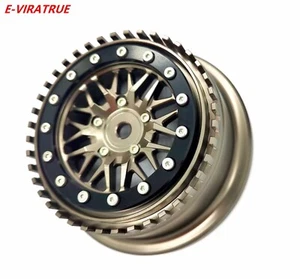 Rueda de aluminio E-VIRATRUE 2,2/3,0"" para talas de barra de arrastre Losi HammerU4/TRAXXAS 1/10 1 pieza - Imagen 1 de 4