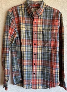 L.L. Bean Men's Flannel Shirt Size Medium Slightly Fitted Scotch Plaid - Picture 1 of 4