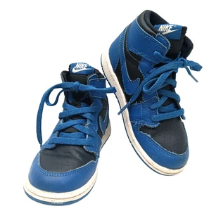 Nike Air Jordan 1 Retro Alto OG Niño Talla 10C Azul Marino Oscuro Negro AQ2665-404 - Imagen 1 de 9