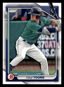 Cole Young 2024 Bowman Prospect #BP-112 Seattle Mariners Rookie RC *017 - Picture 1 of 2