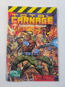 Total Carnage Super Nintendo SNES nur Anleitung ohne Spiel original - Bild 1 von 5
