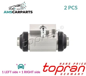 DRUM WHEEL BRAKE CYLINDER PAIR REAR 304 885 TOPRAN 2PCS NEW OE REPLACEMENT - Picture 1 of 5