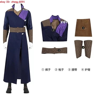 Game Baldur's Gate 3 Gale Costume Outfit Cosplay Halloween Suit Men's Uniform - Image 1 of 4