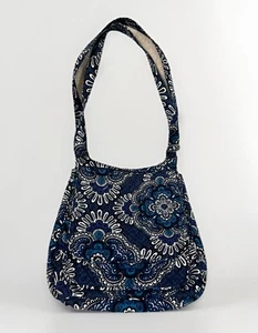 Vera Bradley Hipster Trio Crossbody Blue Tapestry Shoulder Bag Purse - Picture 1 of 8