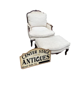 66418 NORWALK Мебель Французское Кантри Кресло с Османским Стулом - Изображение 1 из 4