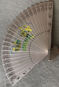Asian Spanish Folding Hand Fan - Picture 1 of 10