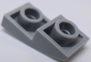 Lego 20x Gris Azulado Claro Pendiente Curvo 2 x 1 x 2/3 Invertido - Imagen 1 de 2