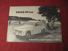 1957? Volvo PV444 Sales Sheet Brochure Booklet Catalog Old Original