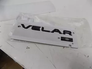 GENUINE Range Rover Velar S Black Tailgate Badge LR148111 - Picture 1 of 1