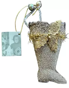 Bethany Lowe Christmas Ornament Candy Container Boot Stocking Victorian Style A - Picture 1 of 15