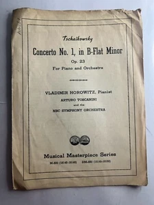 Vintage sheet Music: Tchaikovsky Concerto No. 1 in B-flat minor Piano t - Picture 1 of 8