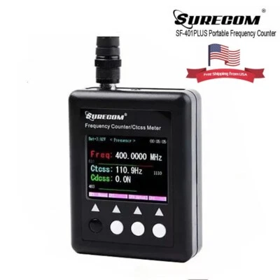SURECOM SF401 Plus Frequency Counter Analysis Meter 27Mhz-3000Mhz for Radio - Image 1 of 4