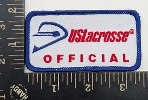 US Lacrosse Official Patch blau rot bestickt Schiedsrichter Schiedsrichter Abzeichen - Bild 1 von 2