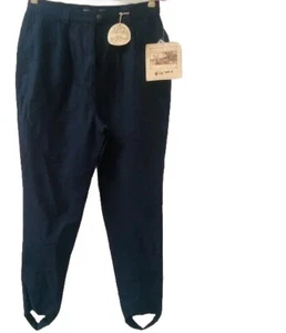 Vintage Kikomo Equestrian Riding Pants – Indigo Blue Size 13/14 NWT - Picture 1 of 4