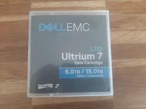 Cartouche de bande de données Dell EMC LTO-7 Ultrium 7 6TB/15TB PN : 07J4HF - Zdjęcie 1 z 2