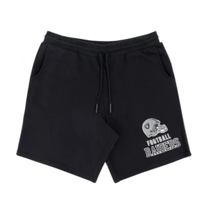 Mitchell & Ness Las Vegas Raiders Mens Black Fleece Shorts Size 2XL (New) - Picture 1 of 5