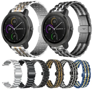 Für Garmin Vivoactive 3/4 Edelstahl Armband Uhrenarmband - Bild 1 von 28
