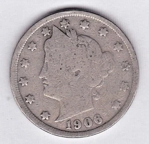 1906 Liberty Nichel in BUONE condizioni ~ VEDI LA SCANSIONE pz n1 - Foto 1 di 4