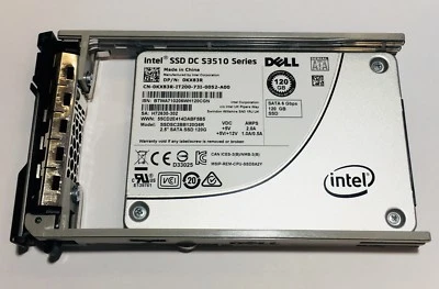 *Intel 0KX83R 120GB SSD 2.5" SATA Modelo: SSDSC2BB120G6R DP/N: KX83R* Foto 1 de 2