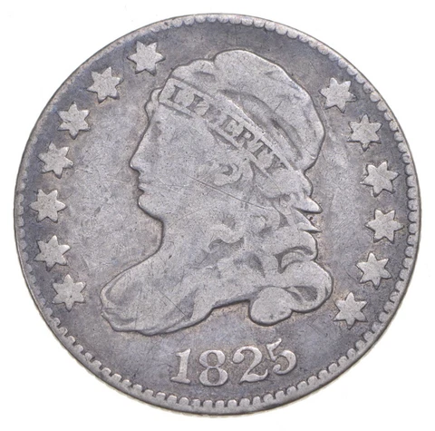 1825 Liberty Cap Dime - JR-2 *5522 Cover