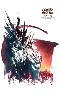 AA1669 Godzilla Minus One By Takashi Yamazaki 2023 Artwork Movie Poster 11x17 - Picture 1 of 9