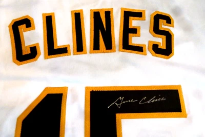 GENE CLINES Signed Pirates (Home) Baseball Jersey -JSA Authenticated - Image 1 of 4