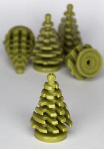 5x LEGO® Abete Abete - Verde Oliva 2 x 2 x 4 (2435) (Olive Green) NUOVO - Foto 1 di 1