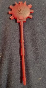 Custom Transformers Red Planet X Decepticon Cyber Planet Key Staff Resin New - Picture 1 of 3
